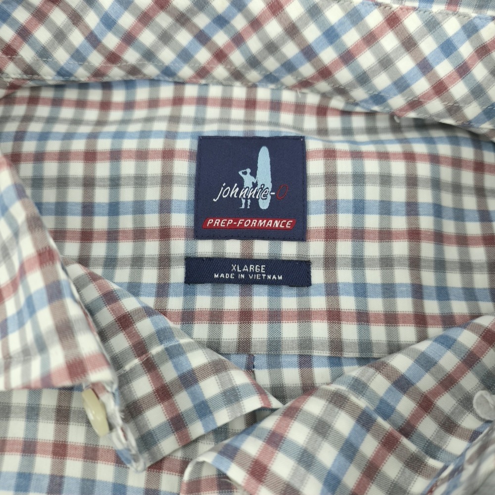 Johnnie-O Prep-Formance Shirts Mens XL Lot of 2 Plaid Button Down Stretch - Picture 4 of 16